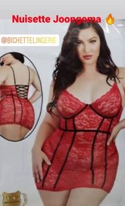 Curvy Nuisette Joongoma Rouge Taille XL