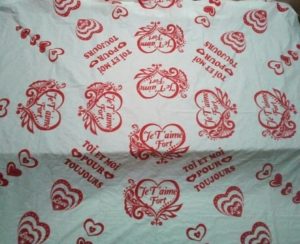 Drap personnalisé.