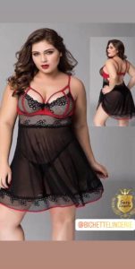 Curvy Nuisette Grande Taille Noire