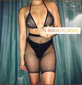 Sexy Ensemble Strass Brillant Taille Unique