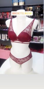 Ensemble Soutien-Gorge Dentelle Rouge