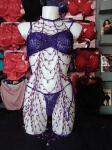 Nuisette Tricotée Aby Mauve