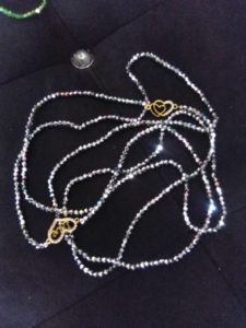 2 Ceintures en perles/ Bine-Bine Amy Argenté