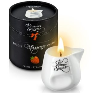 Bougie de Massage Fraise – Plaisir Secret 80ml