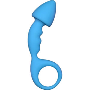 Plug Anal Bleu 100% Silicone