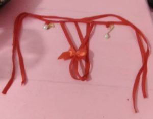 String Ouvert « Diaroul Simmi » Rouge