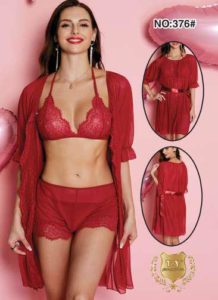 RED Sexy Ensemble Lingerie