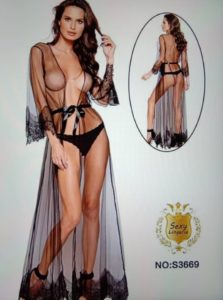 Sublime Déshabillé Sensuel Noir
