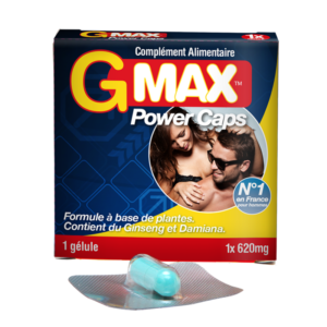 GMAX Power Cap 1 Gélule – Complément Alimentaire Aphrodisiaque