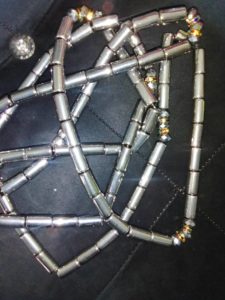 2 Ceinture en Perles Voundang Voundang Argent