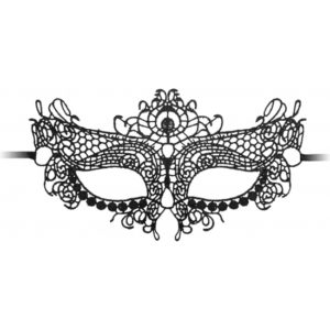 Masque Queen Black Noir en Dentelle