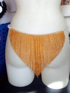 Ceinture en Perles/ Ferr/ Dial-Diali Voudang Doré