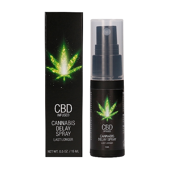 Spray Retardant CBD Cannabis pour Homme 15ml