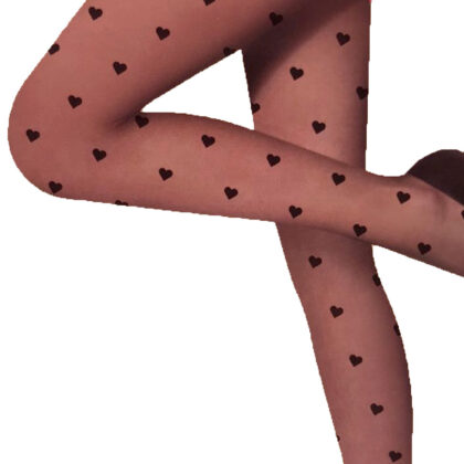 Collant à Cœur 20D Taille Unique