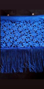 Petit Pagne Maxi Effet Fleur Bleu