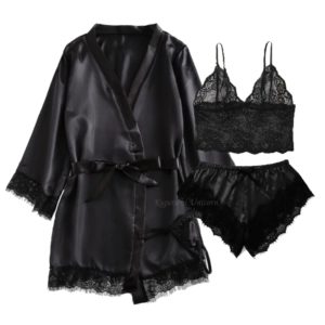Ensemble 2 pièces + Kimono Noir
