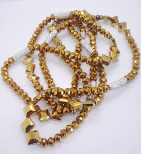 Bideew 2 Ceintures de Perles OR
