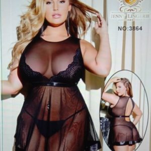Sexy Nuisette Noire Taille XL