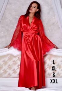 Curvy Kimono Grande Taille Rouge