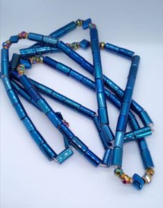 2 Ceintures en Perles – Ferr Bu Didj Bi Bleu