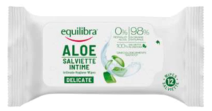 Lingettes Intimes Délicates Equilibra Aloe Vera