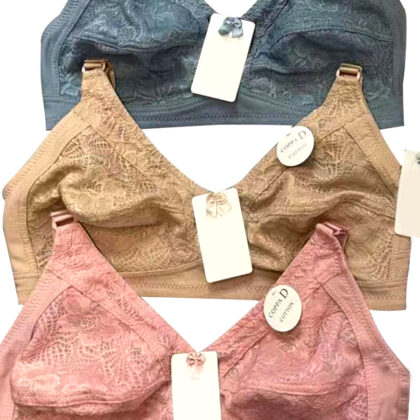 Soutien-Gorge Confortable Grande Taille Noir Sans Armature Sans Mousse Bonnet E