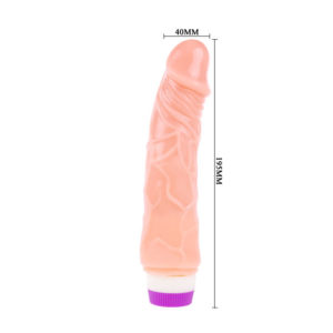 Vibromasseur Jelly Réaliste 19.5 x 4 cm