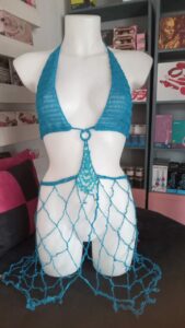 Nuisette Tricotée Arame Bleu
