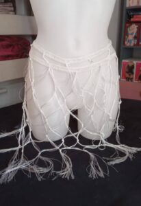 Petit Pagne/ Béthio Sexy Tricoté Blanc