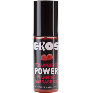 Eros Huile de Massage Chauffante Power Line Saveur Fraise 100ml