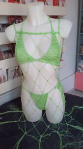 Ensemble Sexy Tricoté Ramses Taille S/M Vert