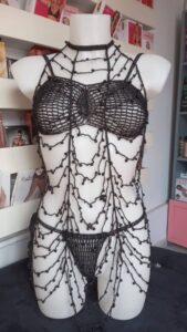 Aby Nuisette Tricotée Noir