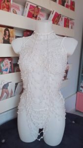 Aby Nuisette Tricotée Blanc