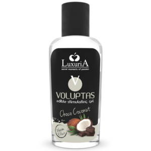 IntimateLine Luxuria – Gel Massage Comestible Effet Chaud Saveur Coco Voluptas 100ml