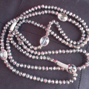 2 Ceintures en perles / Ferr/ Dial-Diali Gouro Argent