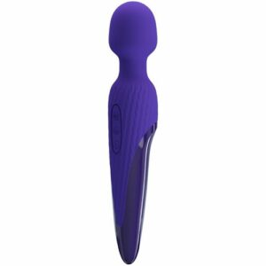 PRETTY LOVE - Antony Youth Wand Vibromasseur Violet Effet Chaud Rechargeable