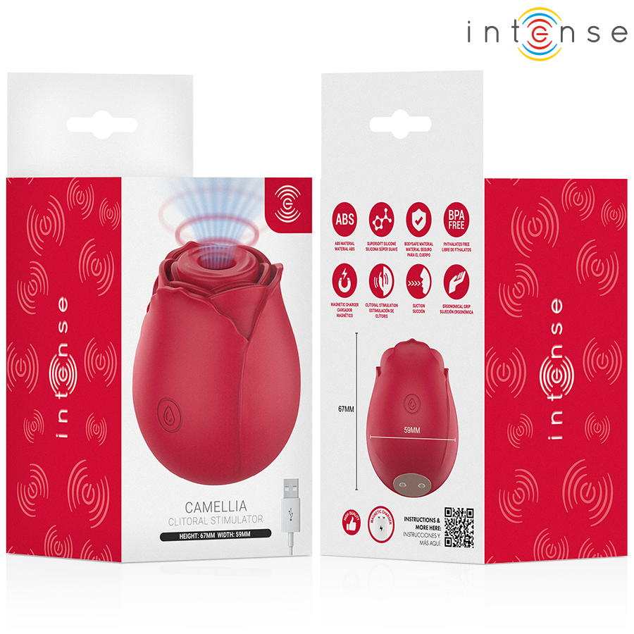 INTENSE - Camellia Stimulateur Clitoris Rechargeable10 Vibrations – Image 2