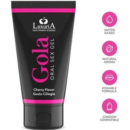 Luxuria Gola Gel pour Sexe Oral à la Fraise 50ml