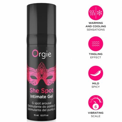 Orgie - She Spot G-Spot Gel Excitant pour Femme 15ml